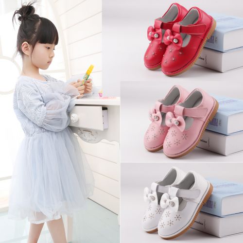 Chaussures enfants en cuir ronde pour printemps - Ref 983607