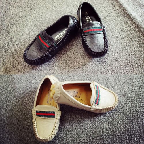 Chaussures enfants en PU ronde pour printemps - semelle Ref 983619