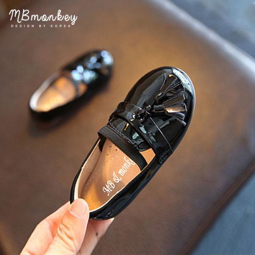 Chaussures enfants en PU MB&AMPMONKEY ronde pour printemps - semelle caoutchouc Ref 983639