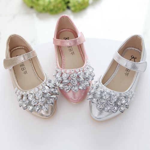 Chaussures enfants en PU ronde - semelle caoutchouc Ref 983667