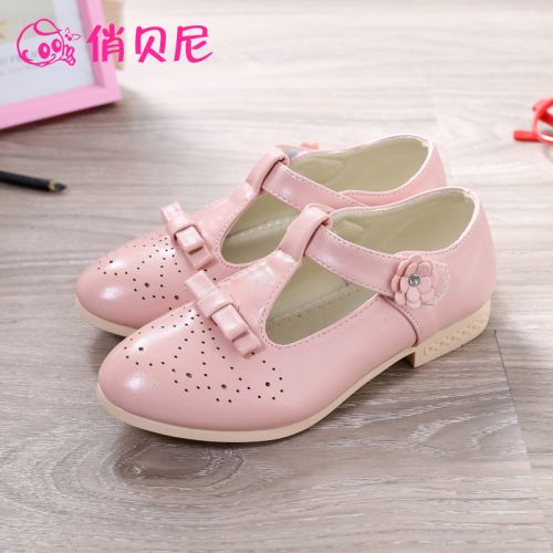 Chaussures enfants en PU ronde pour printemps - semelle caoutchouc Ref 983676
