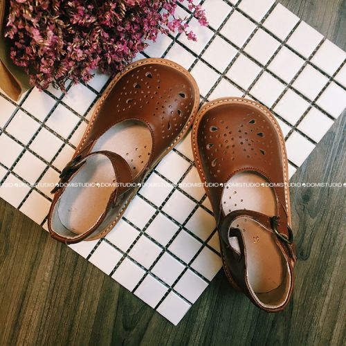 Chaussures enfants en cuir DOMI - Ref 983682