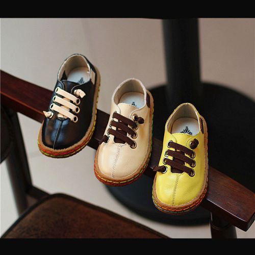 Chaussures enfants en cuir ronde pour printemps - Ref 983701
