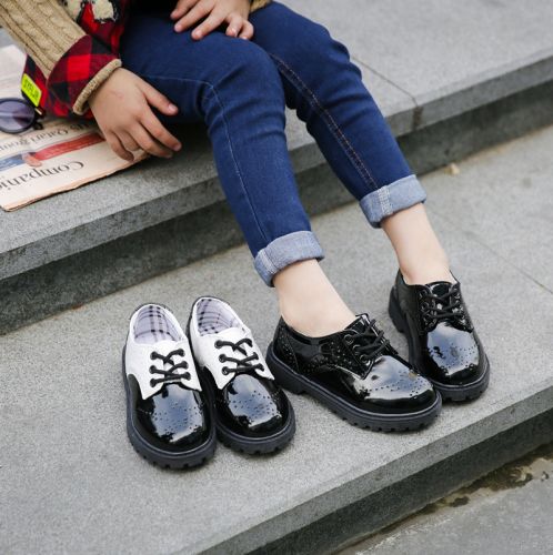 Chaussures enfants en PU ronde pour Toute saison - semelle caoutchouc Ref 983721