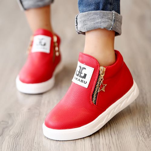 Chaussures enfants en similicuir ronde métal pour Toute saison - semelle caoutchouc Wear Ref 983731