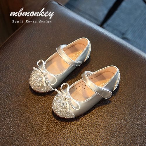 Chaussures enfants en PU MB&AMPMONKEY ronde paillette pour printemps - semelle caoutchouc Ref 983750