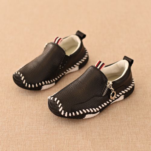 Chaussures enfants en PU ronde pour printemps - semelle caoutchouc Ref 983753
