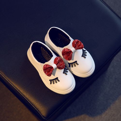 Chaussures enfants en PU ronde coutures cuir pour printemps - semelle EVA Ref 983779