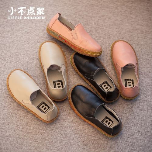 Chaussures enfants en de vache, Nubuck, ronde pour printemps - semelle Ref 983797
