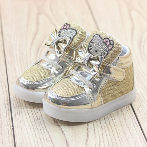 Chaussures enfants en PU ronde coutures cuir pour Toute saison - semelle caoutchouc antidérapant Ref 983845