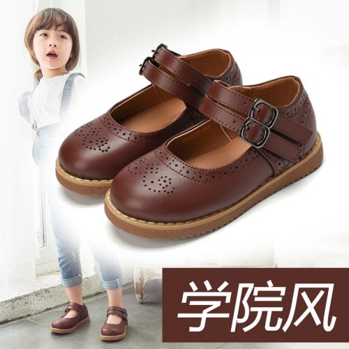 Chaussures enfants ronde creux pour printemps - semelle caoutchouc antidérapant Ref 983861