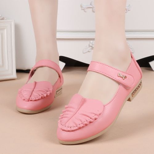 Chaussures enfants en PU pointu pour printemps - semelle caoutchouc Ref 983879