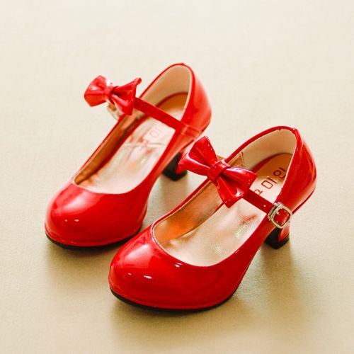 Chaussures enfants en cuir synthétique PINOCHU ronde coutures pour printemps - semelle caoutchouc naturel Ref 983881