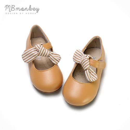 Chaussures enfants en PU MB&AMPMONKEY ronde pour printemps - semelle caoutchouc Ref 983900