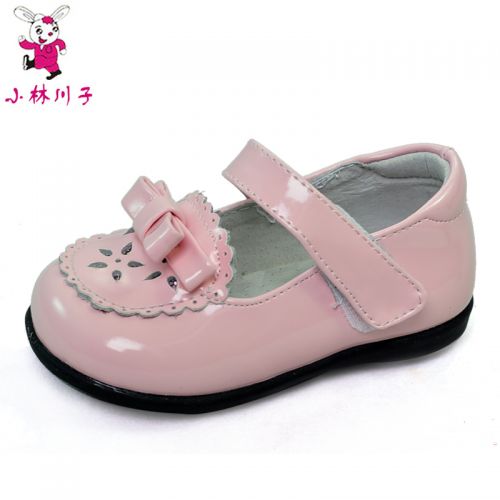 Chaussures enfants en cuir ronde pour printemps - semelle caoutchouc Ref 983911