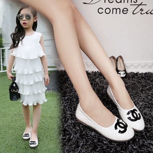 Chaussures enfants en PU ronde pour printemps - Ref 983945