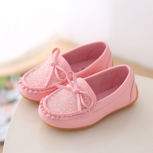 Chaussures enfants en PU ronde pour printemps - semelle caoutchouc Ref 984005