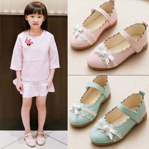 Chaussures enfants en PU ronde pour printemps - Ref 984035