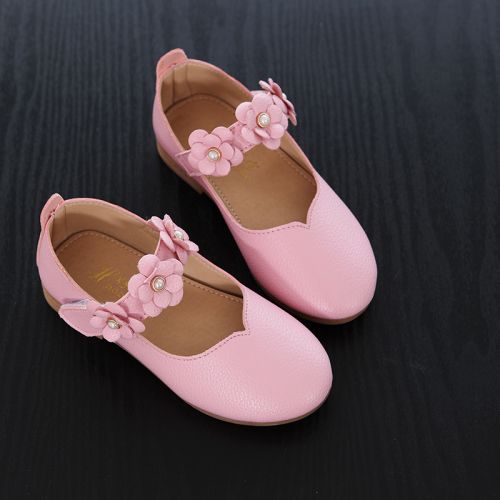 Chaussures enfants en cuir synthétique ronde pour Toute saison - semelle Ref 984045