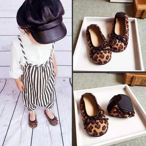 Chaussures enfants ronde pour printemps - semelle caoutchouc antidérapant Ref 984159