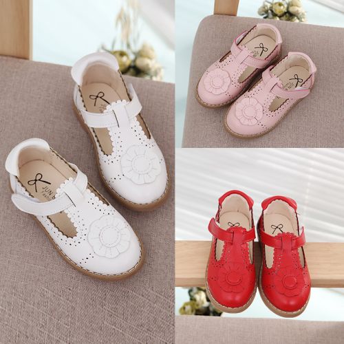 Chaussures enfants en PU ronde brodé pour été - Ref 984170