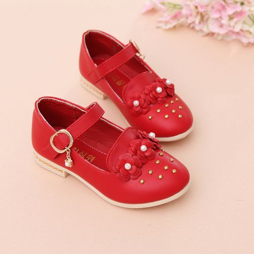 Chaussures enfants en PU ronde creux pour été - semelle caoutchouc Ref 984173