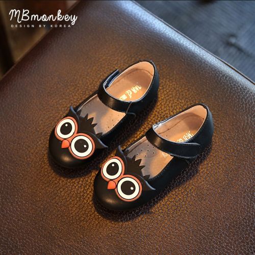 Chaussures enfants en cuir MB&AMPMONKEY ronde pour printemps - semelle caoutchouc Ref 984190