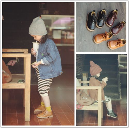 Chaussures enfants en cuir - Ref 984195