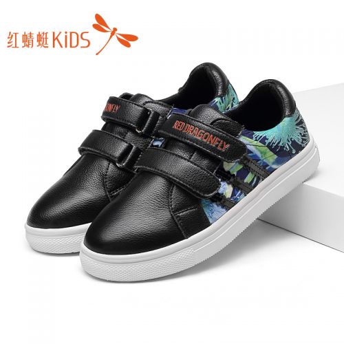 Chaussures enfants en cuir REDDRAGONFLY ronde pour printemps - semelle caoutchouc Ref 984196