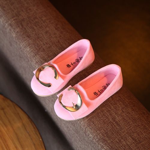 Chaussures enfants en ronde métal pour printemps - semelle caoutchouc antidérapant Ref 984210