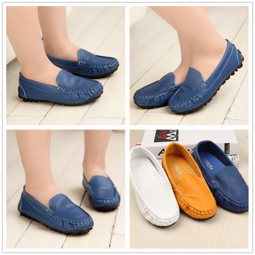 Chaussures enfants en PU tête carrée avec perles pour printemps - semelle caoutchouc Ref 984216