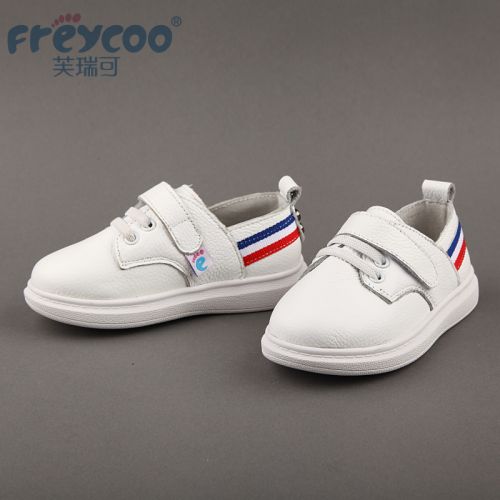 Chaussures enfants en cuir FREYCOO ronde coutures pour printemps - semelle caoutchouc Ref 984247