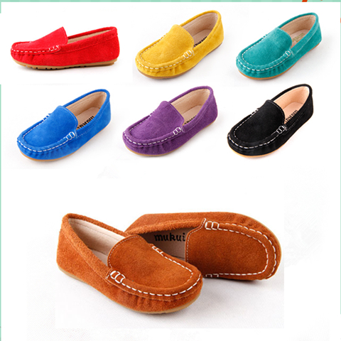Chaussures enfants en cuir ronde pour Toute saison - Ref 984249
