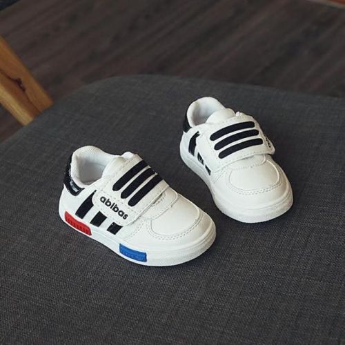 Chaussures enfants en PU ronde coutures cuir pour printemps - semelle caoutchouc naturel Ref 984257