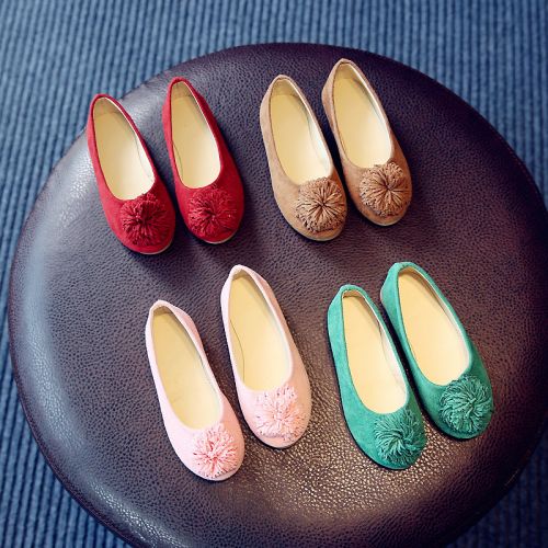 Chaussures enfants en ronde houppe pour printemps - Ref 984262