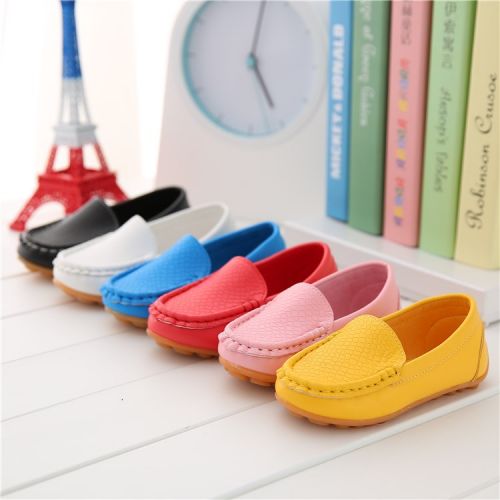 Chaussures enfants en PU ronde pour printemps - semelle caoutchouc Ref 984263