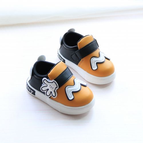 Chaussures enfants en PU ronde pour printemps - semelle caoutchouc antidérapant Ref 984288