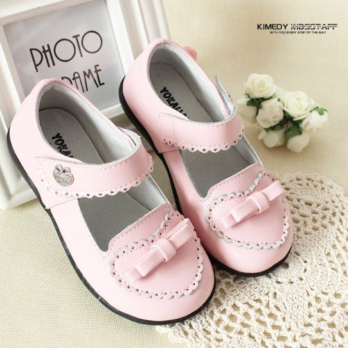 Chaussures enfants en cuir ronde houppe pour printemps - semelle caoutchouc Ref 984292