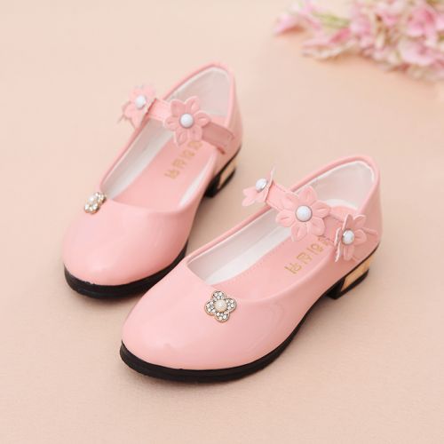 Chaussures enfants en PU ronde rivet pour Toute saison - semelle caoutchouc naturel Ref 984316