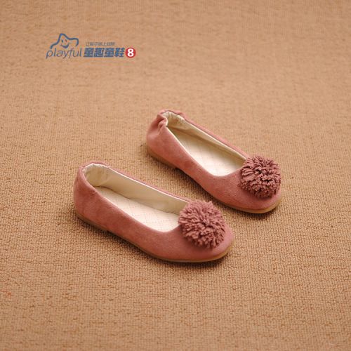 Chaussures enfants en similicuir ronde houppe pour printemps - semelle TPR Ref 984324