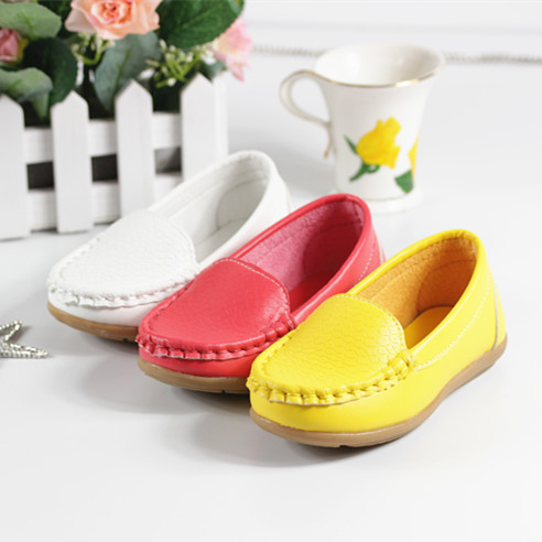 Chaussures enfants en PU ronde pour printemps - Ref 984338