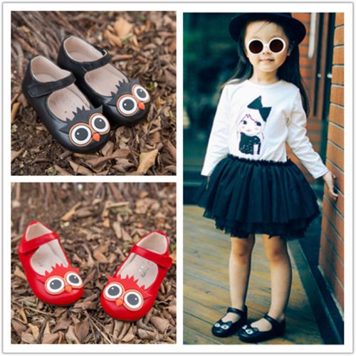 Chaussures enfants en cuir ronde pour printemps - semelle caoutchouc Ref 984368