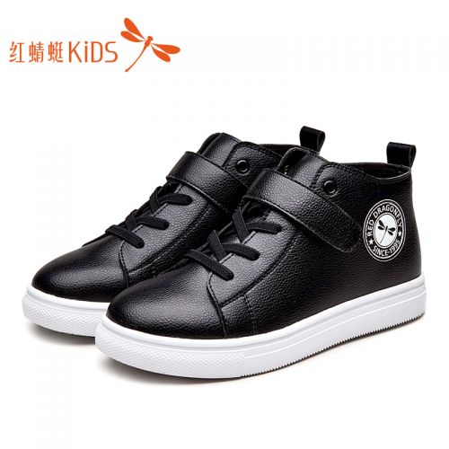 Chaussures enfants en cuir synthétique REDDRAGONFLY ronde pour printemps - semelle TPR Ref 984384