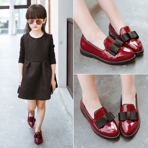Chaussures enfants en similicuir pointu pour printemps - semelle TPR Ref 984413