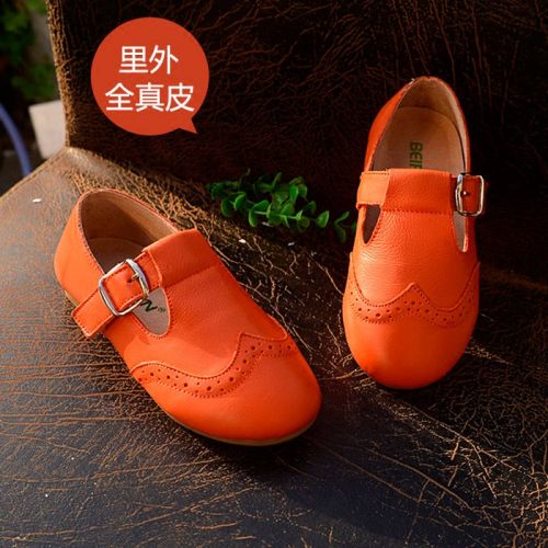 Chaussures enfants en cuir ronde pour printemps - Ref 984418