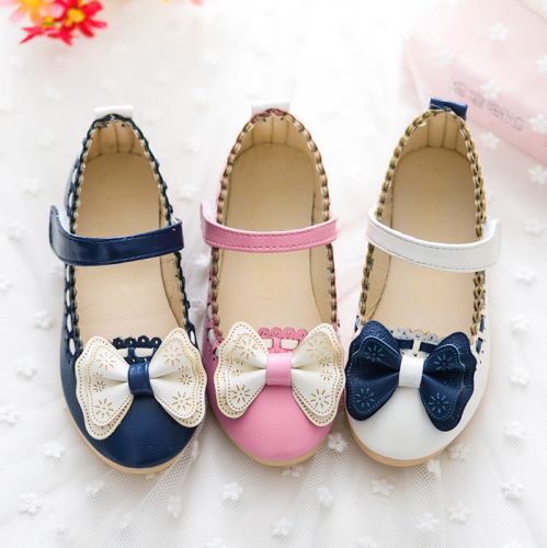 Chaussures enfants en PU ronde pour printemps - Ref 984427