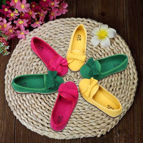 Chaussures enfants en PU ronde coutures cuir pour printemps - semelle caoutchouc antidérapant Ref 984443