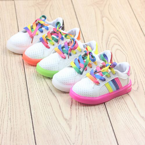 Chaussures enfants en PU ronde coutures cuir pour Toute saison - semelle caoutchouc antidérapant Ref 984463