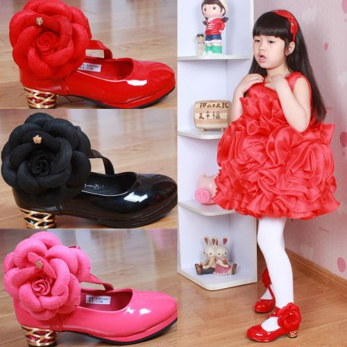 Chaussures enfants en PU pointu pour été - semelle caoutchouc Ref 984479