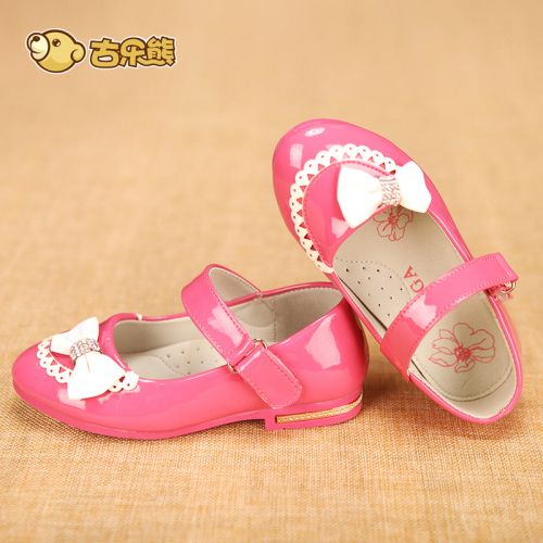 Chaussures enfants en PU ronde brodé pour printemps - semelle caoutchouc Ref 984494